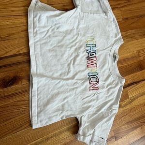Champion cropped t shirt
